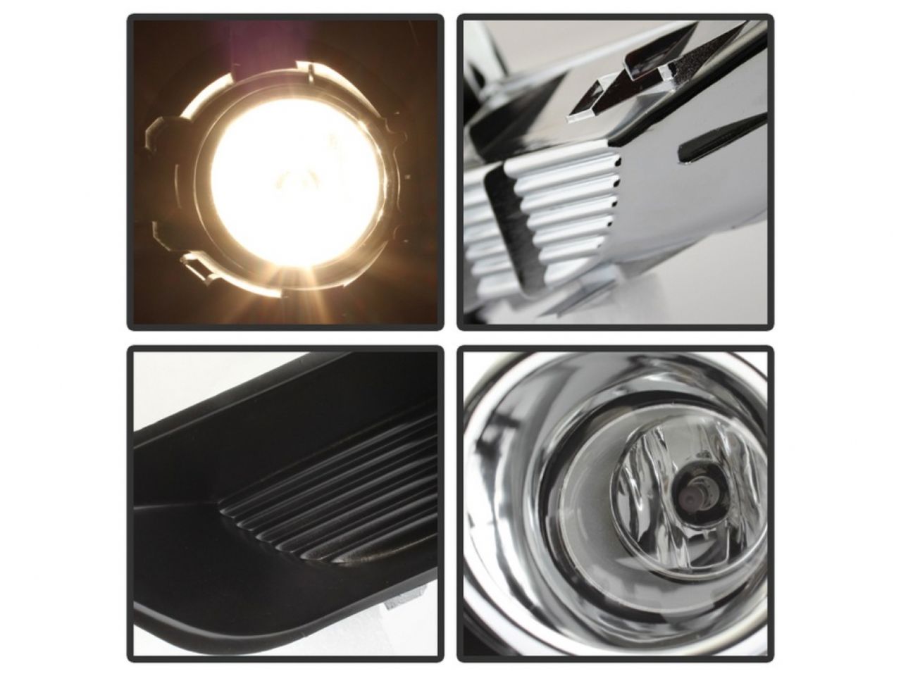 Spyder Toyota Highlander 08-10 OEM Fog Light w/Switch - Clear (view 3)