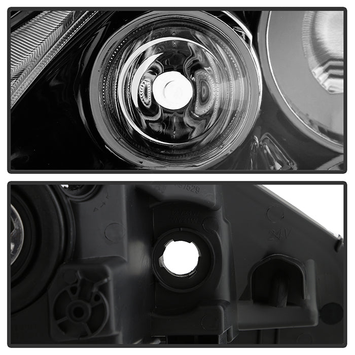 SPYDER Xtune Acura Rsx 2005-2006 OEM Style Headlights -Black HD-JH-ARSX05-AM-BK 9029516