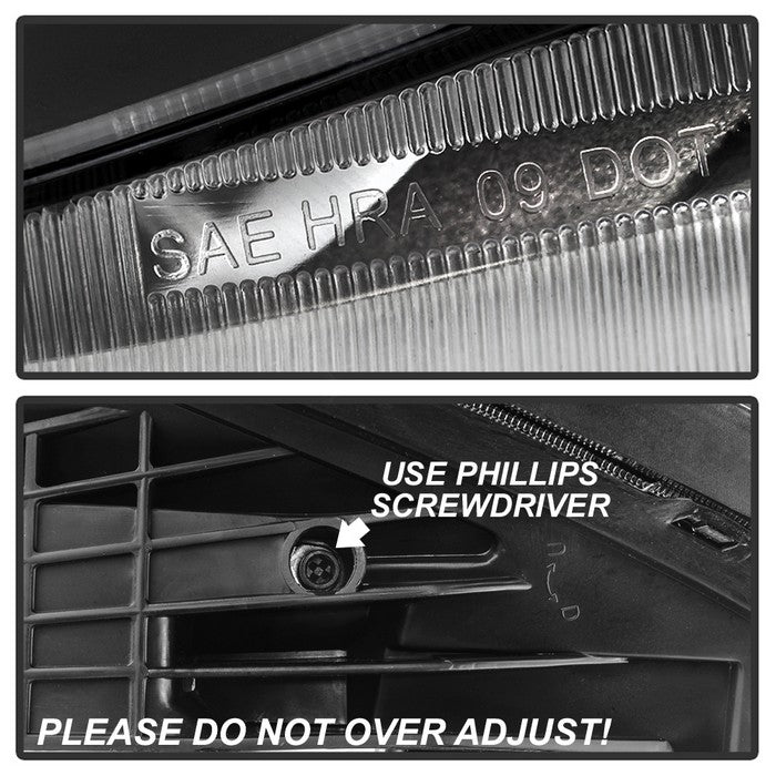 SPYDER xTune 09-12 Chevy Traverse (Excl LTZ) Driver Side Headlights - OEM Left (HD-JH-CTRA09-OE-L) 9042553
