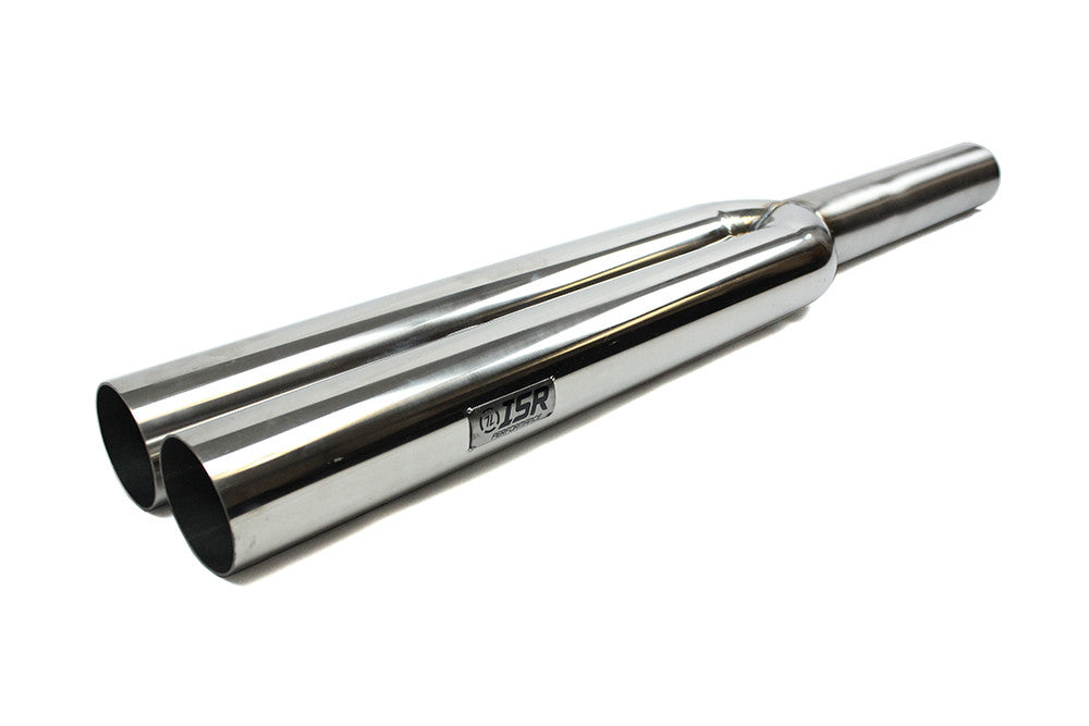 ISR Performance Universal 3" Dual Tips ~40" Length. 16" to Dual 24" (view 1)