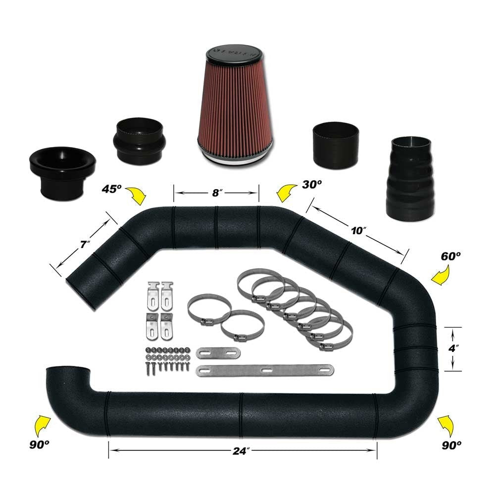 Airaid U-Build-It - Universal 3in Master Kit II w/700-469 9in Filter 101-300