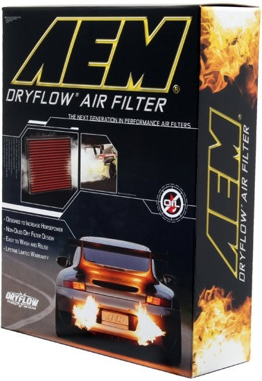 AEM Induction AEM 07 Hyundai Elantra 2.0L L4 8in O/S L x 7.5in O/S W x 2.5in H DryFlow Air Filter 28-20380