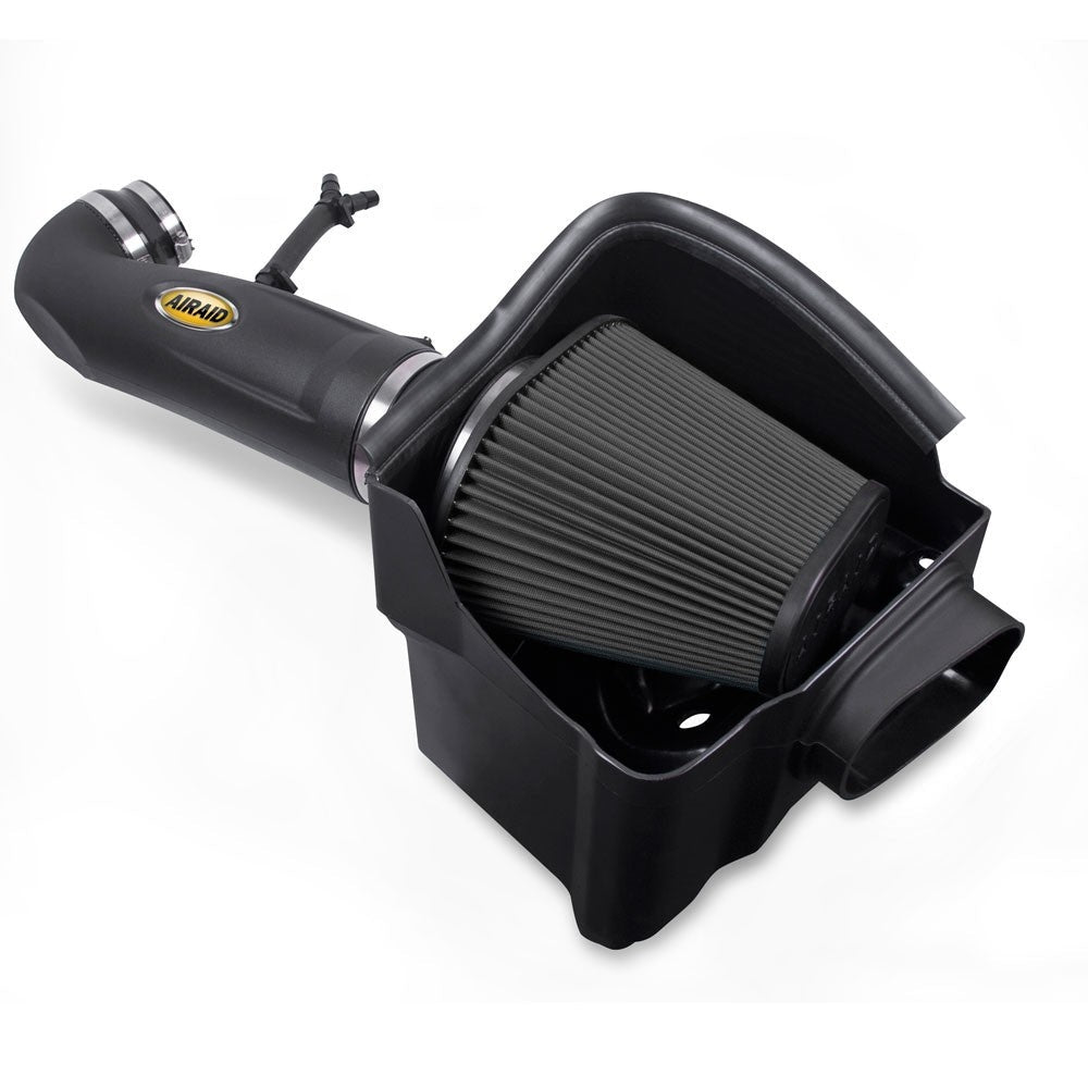 Airaid 04-13 Nissan Titan/Armada 5.6L MXP Intake System w/ Tube (Dry / Black Media) 522-284