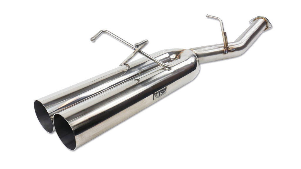 ISR Performance EP (Straight Pipes) Dual Tip Exhaust - Nissan 240sx 89-94 (S13) - 4" (view 1)