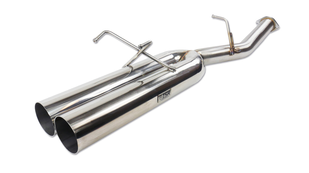 ISR Performance EP (Straight Pipes) Dual Tip Exhaust - Nissan 240sx 89-94 (S13) - 4" (view 1)