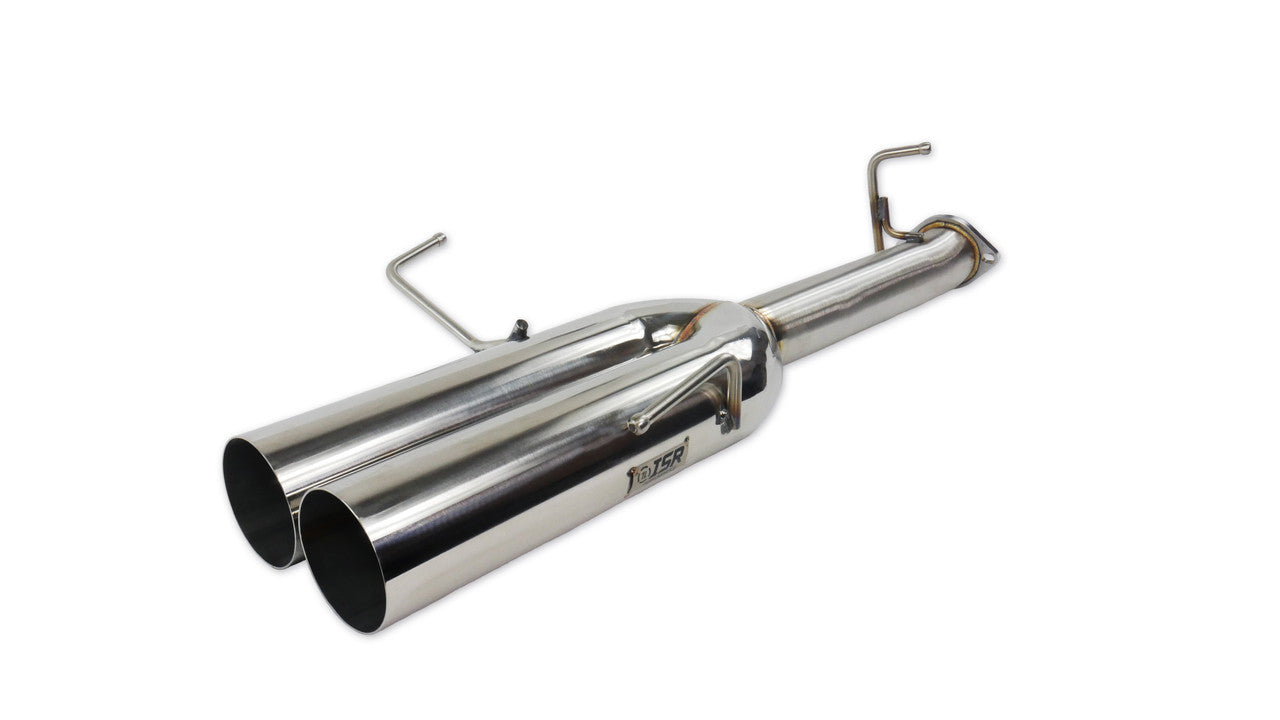 ISR Performance EP (Straight Pipes) Dual Tip Exhaust - Nissan 240sx 95-98 (S14) - 3" (view 1)
