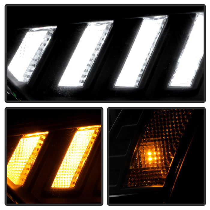 Spyder 13-16 Audi A4/S4 HID Model Only High-Power LED Headlights - Black PRO-YD-AA413HIDAP-BK 5088352