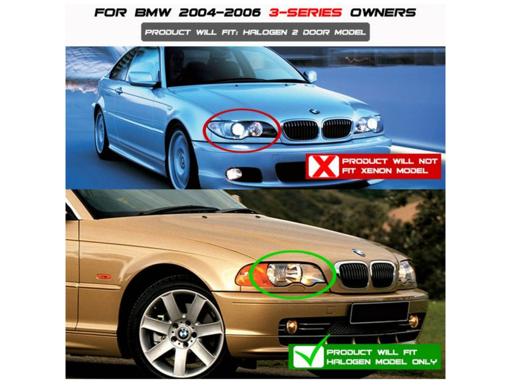 Spyder BMW E46 3-Series 04-06 2 DR Projector Headlight - Halogen Model Only (view 3)