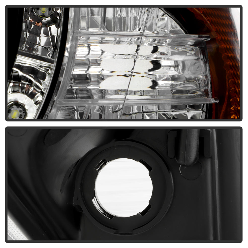 Spyder Mazda 3 04-08 4Dr Sedan Projector Headlights Halogen - DRL Blk PRO-YD-M304-DRL-BK 5017451