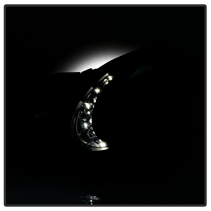 Spyder Mercedes Benz E-Class 03-06 Projector Halogen Model- DRL- Blk PRO-YD-MBW21103-DRL-BK 5017482