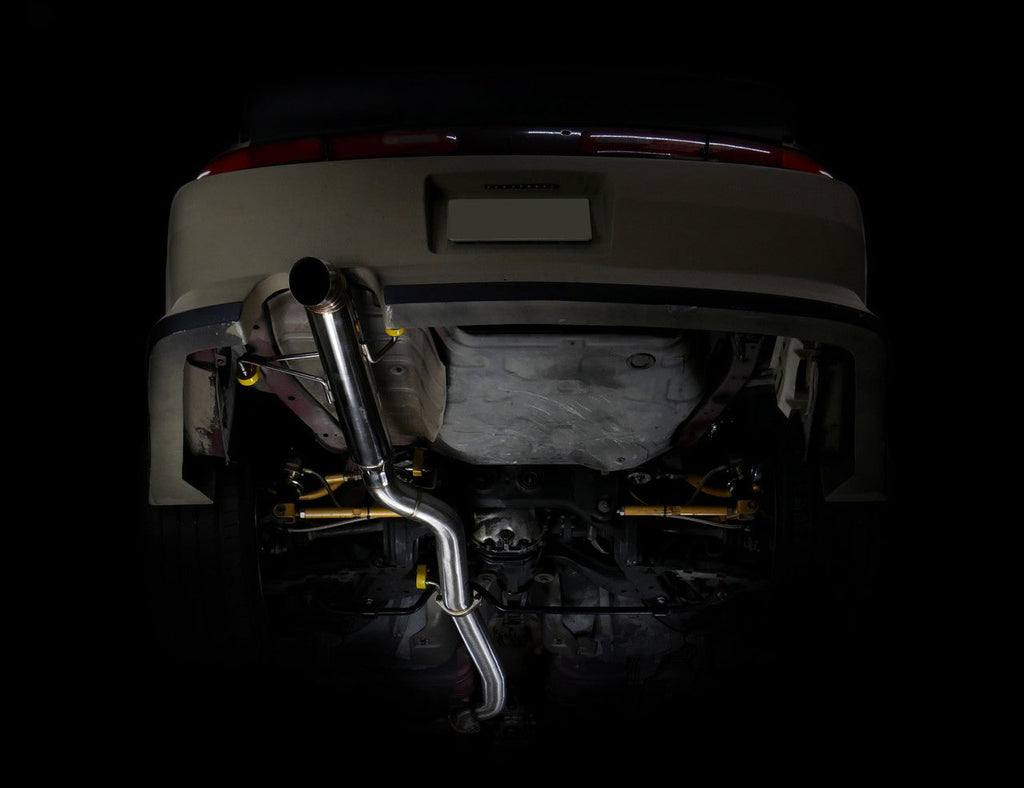 ISR Performance Series II - EP Single Tip Blast Pipe Exhaust System -Non Resonated- Nissan 240sx 95-98 (S14)