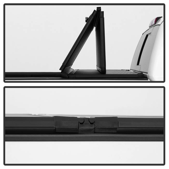 SPYDER xTune 02-09 Dodge Ram 72in. Short Bed Hard Tri-Fold Style Tonneau Cover - Black (TC-HTF-DR02-72) 9045882