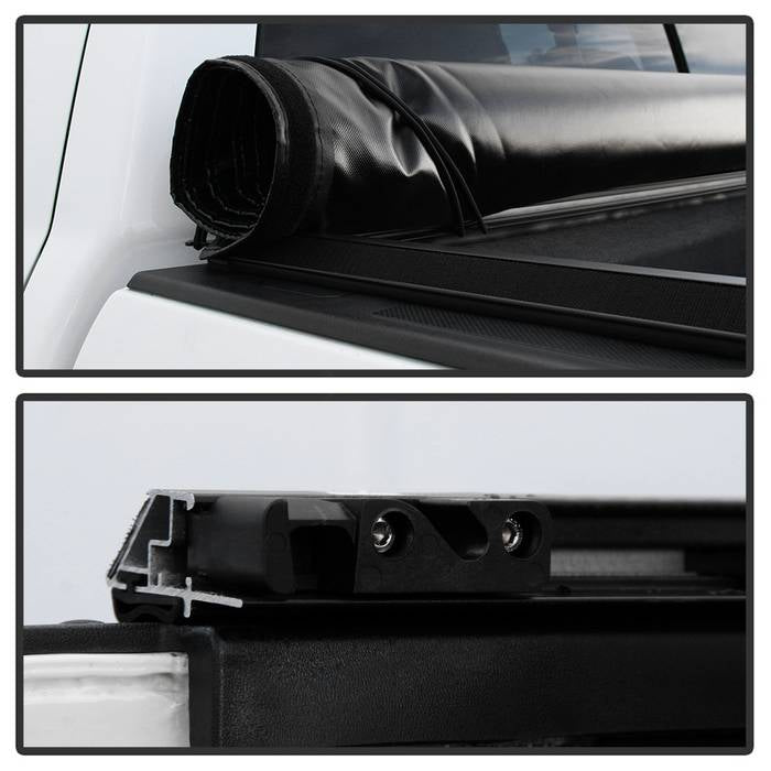 SPYDER xTune 04-14 Ford F150 78in. SB (No Flareside) Roll-Up Tonneau Cover Black (TC-RU-FF15004-78) 9043512