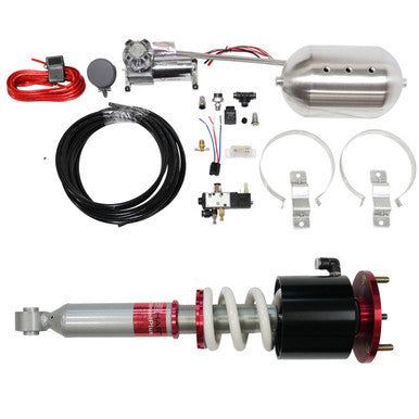 StreetPlus Coilovers w/ Front Air Cups Plus Gold Control System For 01-07 Mitsubishi EVO 7/8/9 TruHart