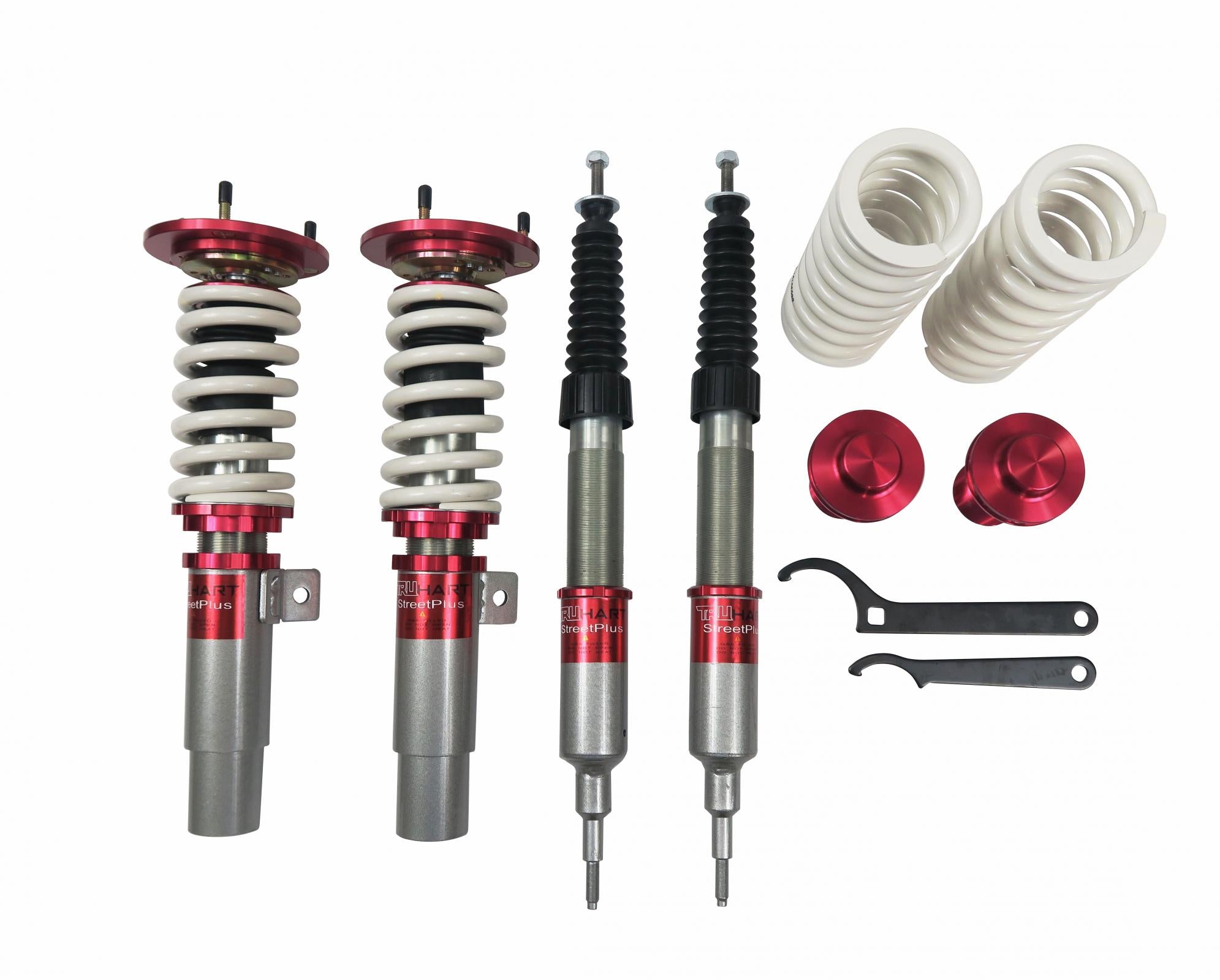 StreetPlus Coilovers For 07-11 BMW 1-Series E82/E88 06-11 BMW 3-Series E90 RWD TruHart