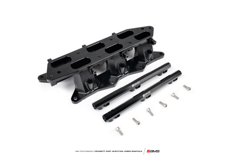 AMS Performance Infiniti Q50/Q60 Port Injection Lower Manifold - Black ALP.28.08.0002-1
