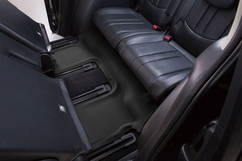 3D MAXpider 2016-2018 Tesla Model X 6-Seats w/ Console Kagu 3rd Row Floormats - Black L1TL00931509