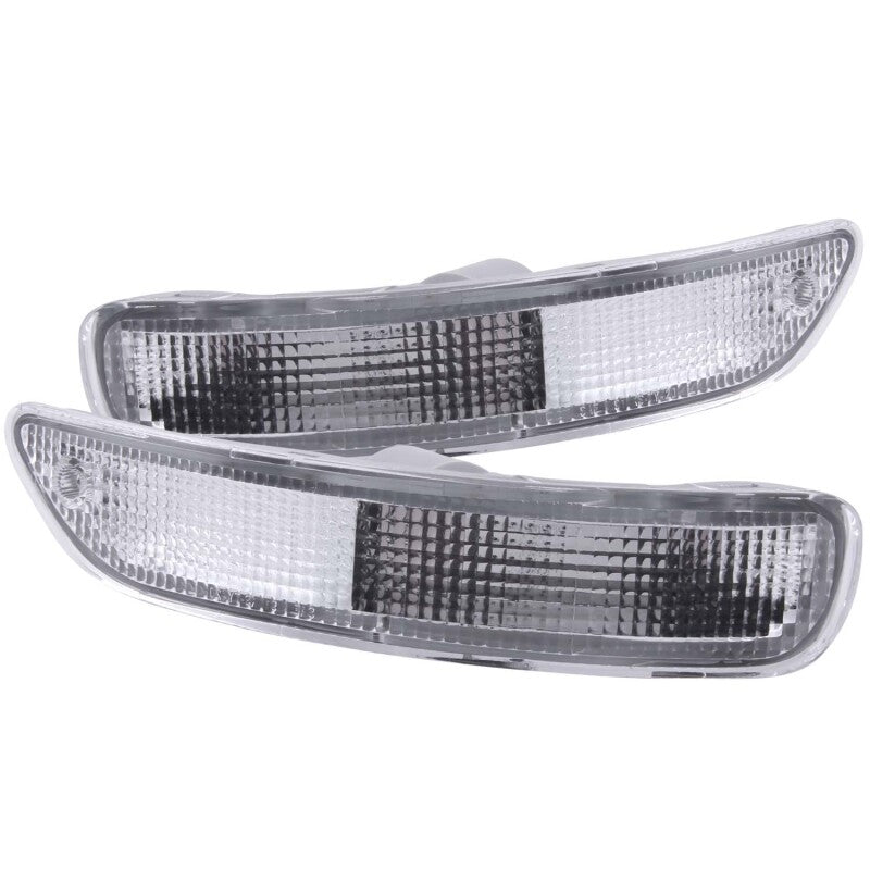 Anzo 1993-1997 Toyota Corolla Euro Parking Lights Chrome (view 2)