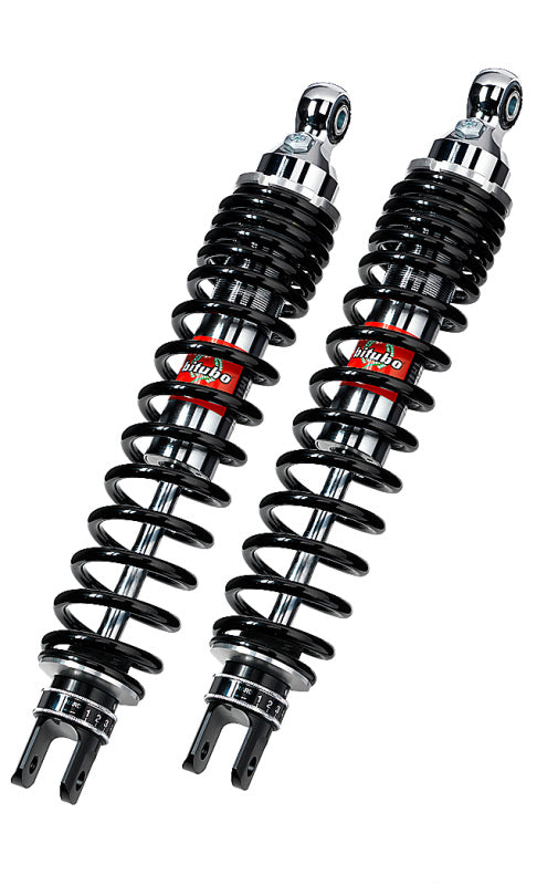 Bitubo Suspension Bitubo WGE0 Twinshocks Adjustable: Spring Preload, Rebound, Black Spring SC202WGE02