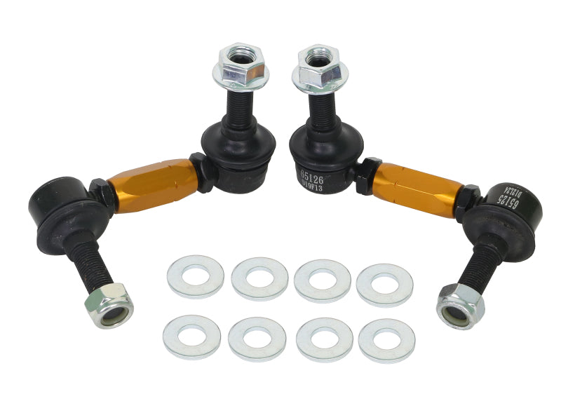 Whiteline Sway Bar Link Kit Heavy Duty Adj Steel Ball Infiniti G35 2003-2008 (view 3)