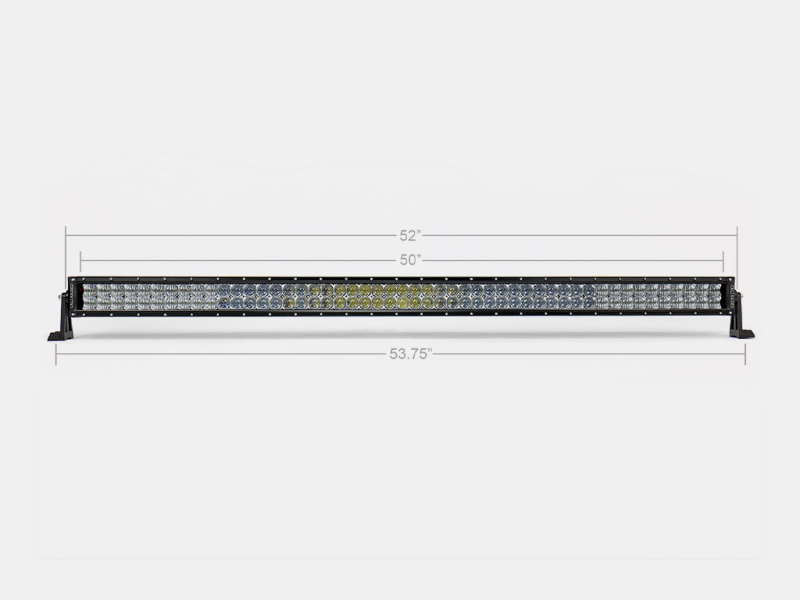 Cali Raised LED Cali Raised 52 Dual Row 5D Optic Osram Led Bar - Combo CR2323