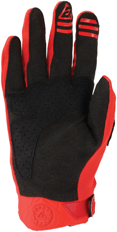 Answer 24 Peak Gloves Black/Red - Large 442779