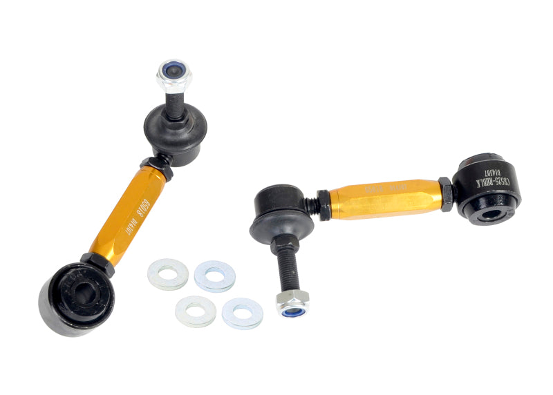 Whiteline Sway Bar Link Kit Heavy Duty Adj Steel Ball Audi A3 2006-2011 (view 3)