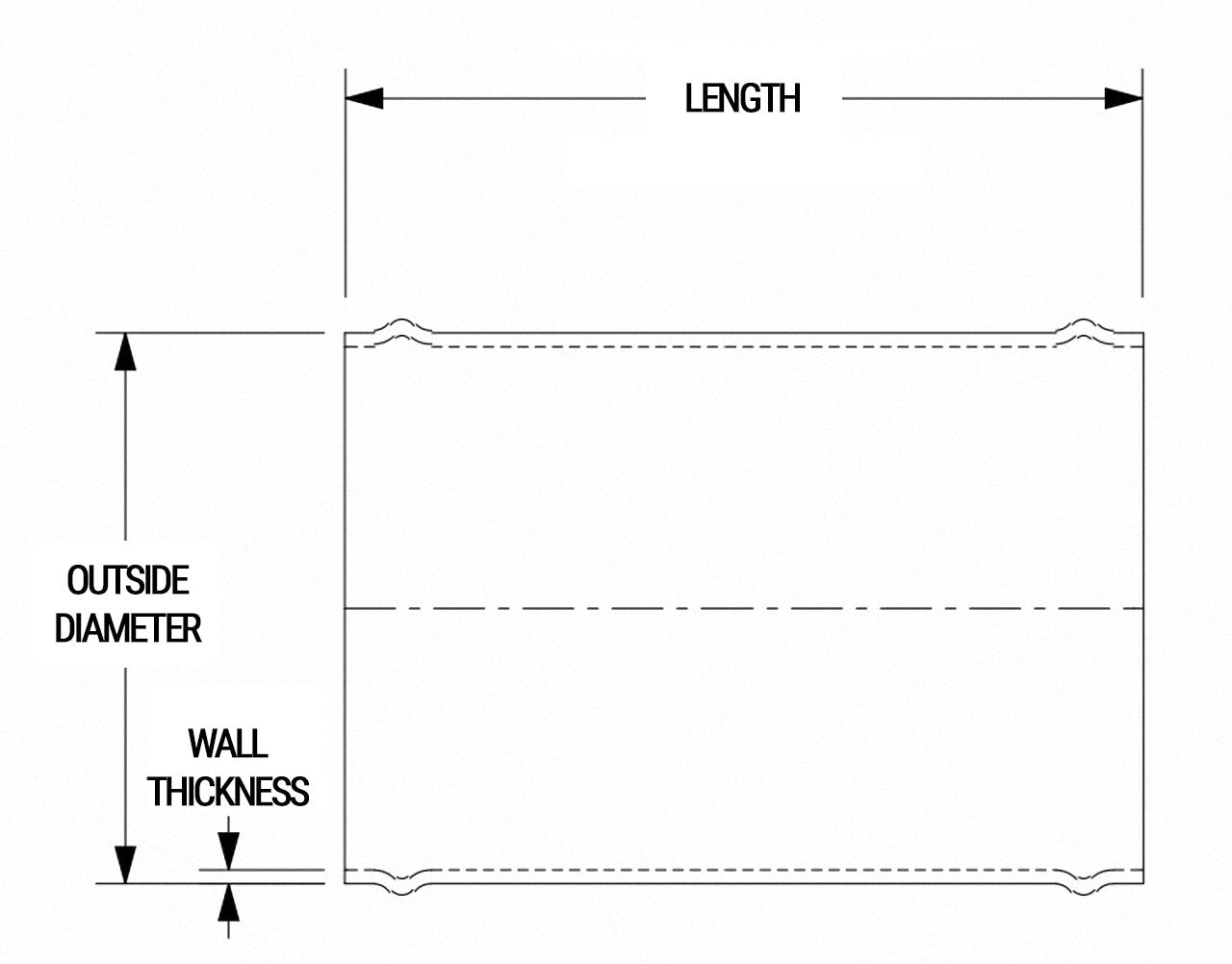 HPS Performance Products HPS 6061 Aluminum Joiner Tube Piping Hose Connector with Bead Roll (view 5)