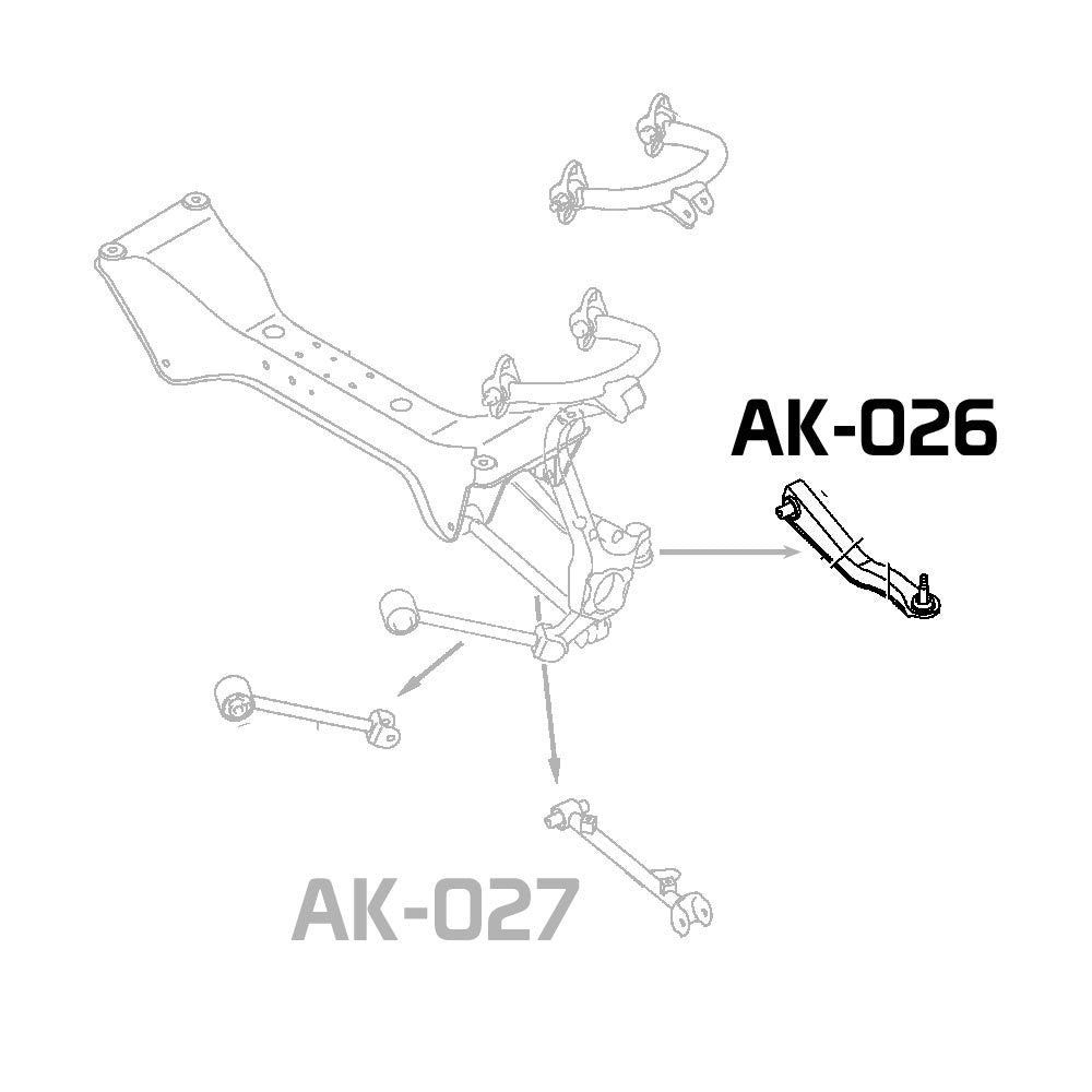 Godspeed Eagle Talon (FJ24) 1995-98 Adjustable Front/Rear Arms With Ball Joints
