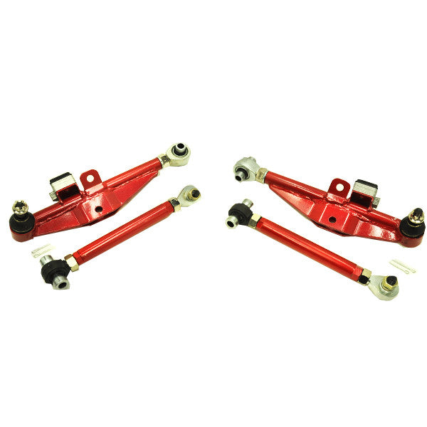 Godspeed Nissan 240SX (S14) 1995-98 Adjustable Front Lower Control Arms With High Angle Tension Rods (view 3)