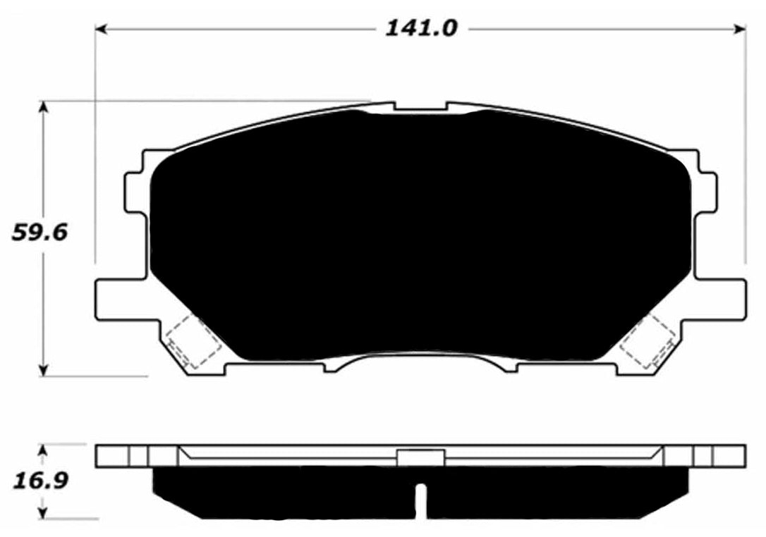 Porterfield Brake Pads for 2007 LEXUS RX 350