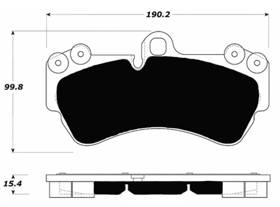 Porterfield Brake Pads for 2007 VOLKSWAGEN TOUAREG V8 - 4.2L