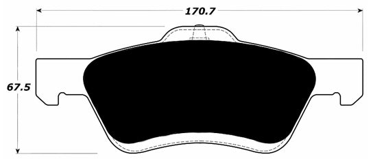 Porterfield Brake Pads for 2012 FORD ESCAPE Hybrid