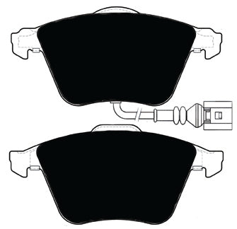 Porterfield Brake Pads for 2013 VOLKSWAGEN GOLF R