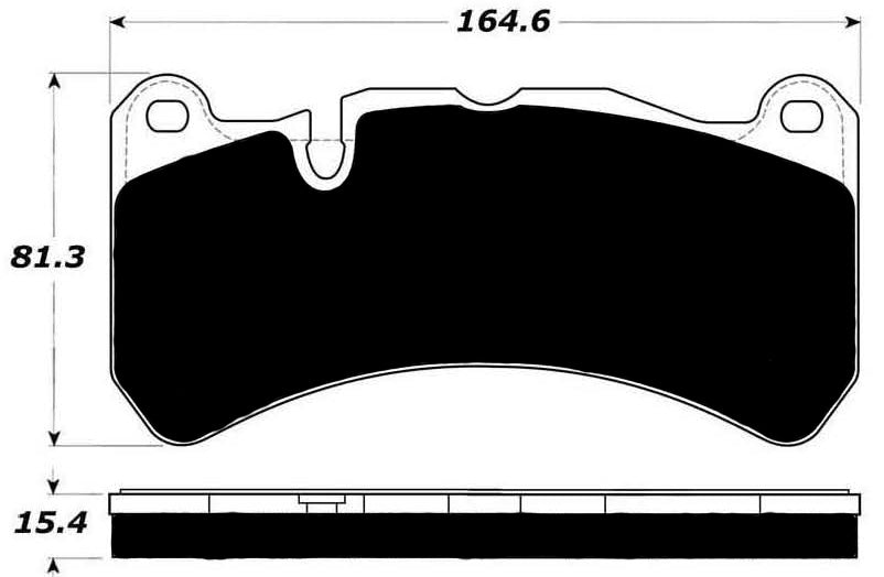 Porterfield Brake Pads for 2007 MERCEDES-BENZ SLK55 AMG