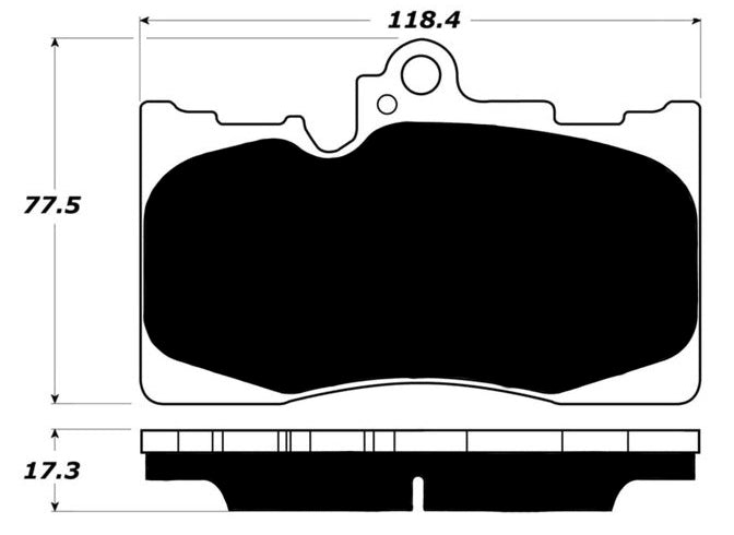 Porterfield Brake Pads for 2017 LEXUS IS300