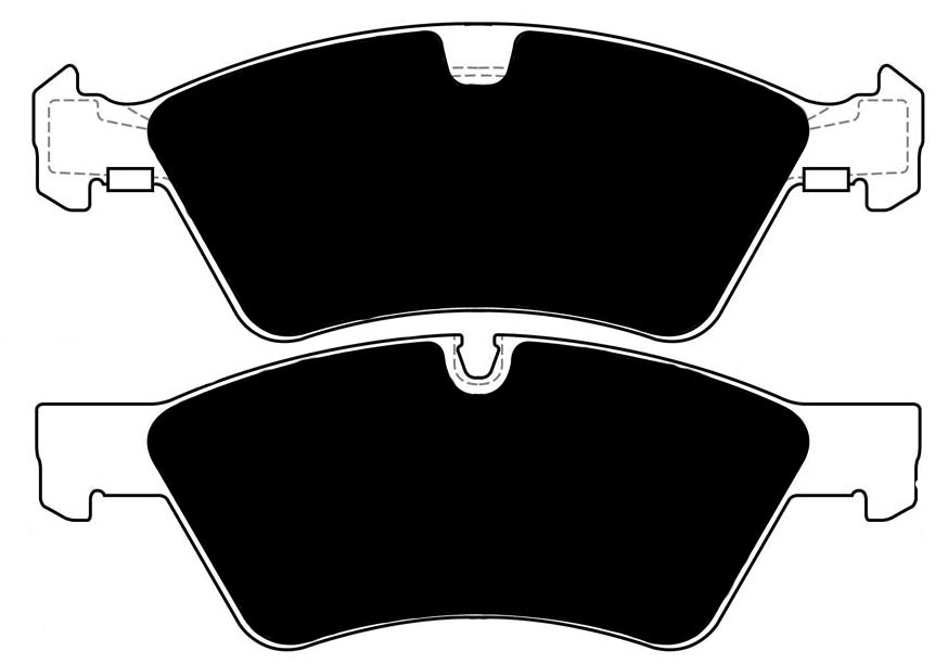 Porterfield Brake Pads for 2009 MERCEDES-BENZ G55 AMG