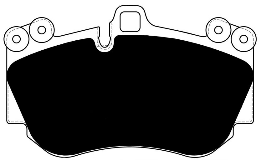 Porterfield Brake Pads for 2008 PORSCHE CAYENNE w/380mm Front Rotor