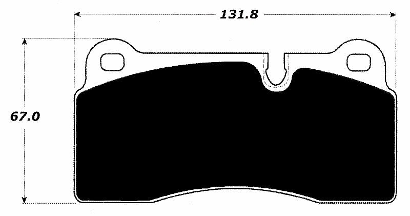 Porterfield Brake Pads for 2003 LAMBORGHINI MURCIELAGO