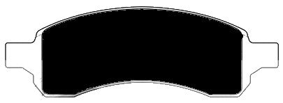 Porterfield Brake Pads for 2008 GMC ENVOY