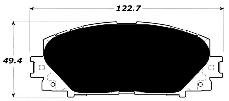 Porterfield Brake Pads for 2013 TOYOTA PRIUS