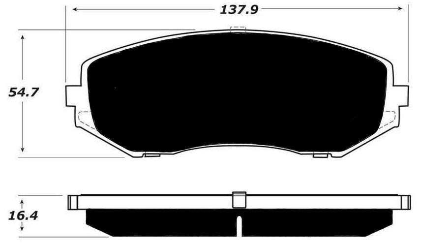 Porterfield Brake Pads for 2011 SUZUKI GRAND VITARA