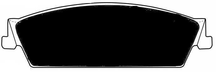 Porterfield Brake Pads for 2008 CHEVROLET TAHOE 2WD