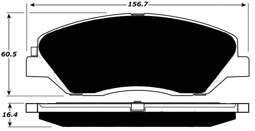 Porterfield Brake Pads for 2008 KIA SEDONA