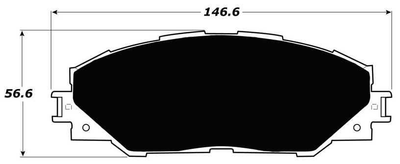 Porterfield Brake Pads for 2009 PONTIAC VIBE - 2.4L AWD