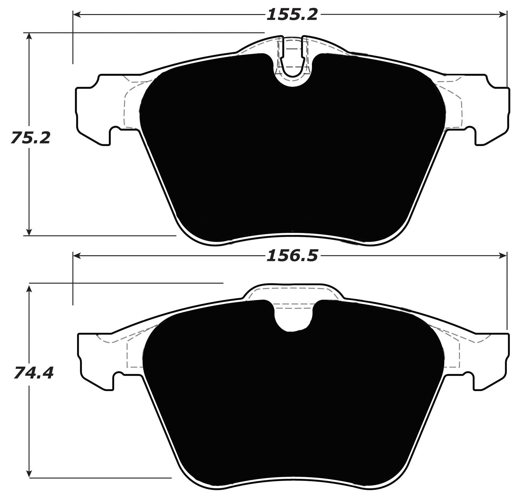 Porterfield Brake Pads for 2016 VOLVO V60 w/ 316mm Front Disc