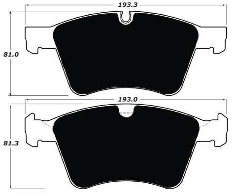 Porterfield Brake Pads for 2008 MERCEDES-BENZ GL320 w/373mm Front Rotor