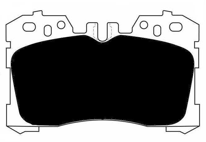 Porterfield Brake Pads for 2008 LEXUS LS 600h L