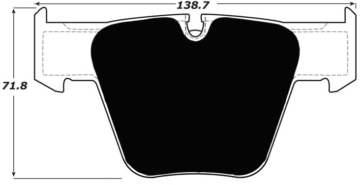 Porterfield Brake Pads for 2009 MERCEDES-BENZ CL63 AMG
