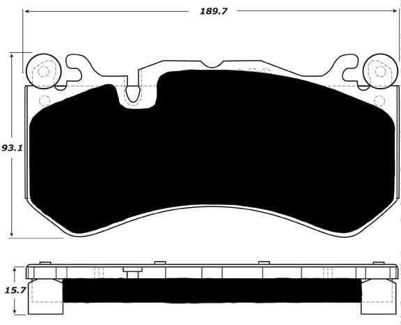 Porterfield Brake Pads for 2016 MERCEDES-BENZ S600